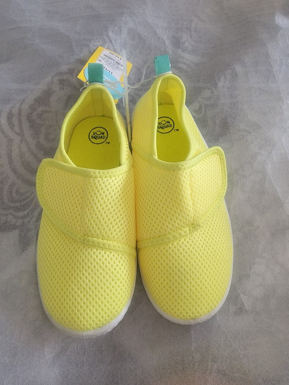 Toddler Hartley Water Shoes - Sun Squad  Unisex Yellow size M (7/8) &  XL(11/12)